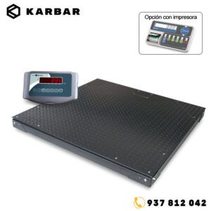 BVE Plataforma de pesaje 4 células KARBAR