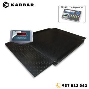 BVL Plataforma de pesaje 4 células KARBAR