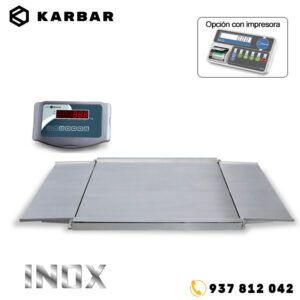 BVLS Plataforma de pesaje inox 4 células KARBAR
